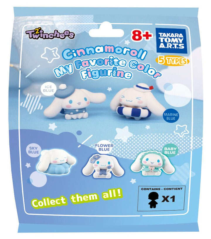 Twinchees Cinnamoroll My Favourite Colour Figurine Blind Bag (1 Supplied)