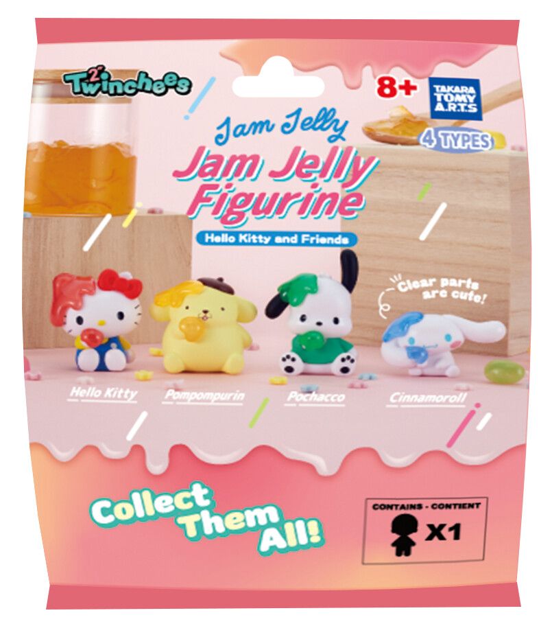 Twinchees Hello Kitty & Friends Jam Jelly Figurine Blind Bag (1 Supplied)