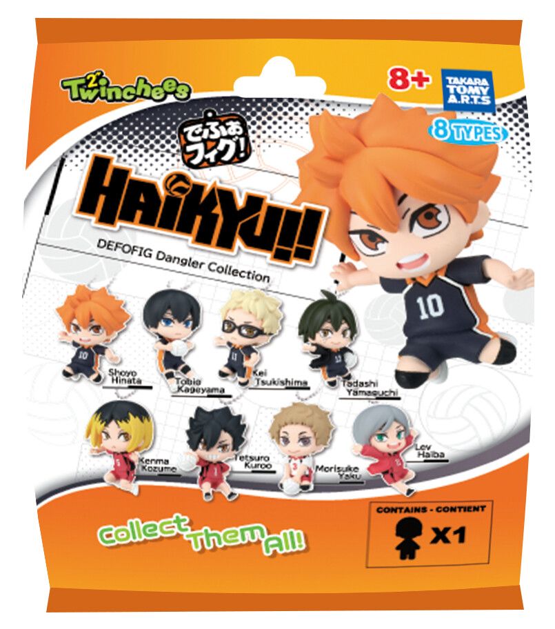 Twinchees Haikyu DEFOFIG Dangler Collection Figurine Blind Bag (1 Supplied)