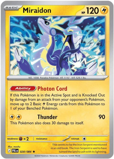 Miraidon (28)| Pokemon Card –