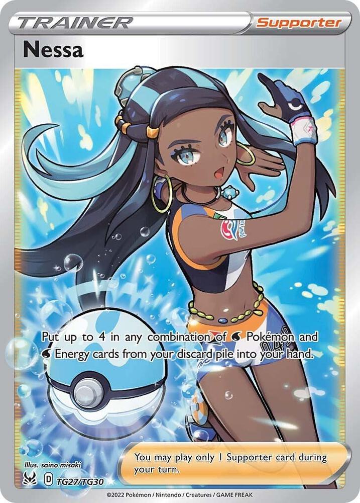 Pokemon Lost Origin Nessa TG27/TG30 Ultra Rare Holofoil Card - stylecreep.com