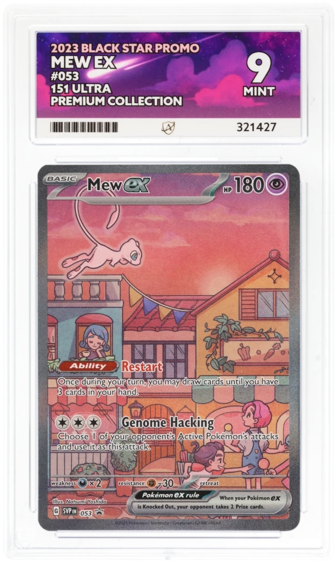 Pokemon Graded Card - Mew ex 053 Promo - Ace Mint 9 (321427)