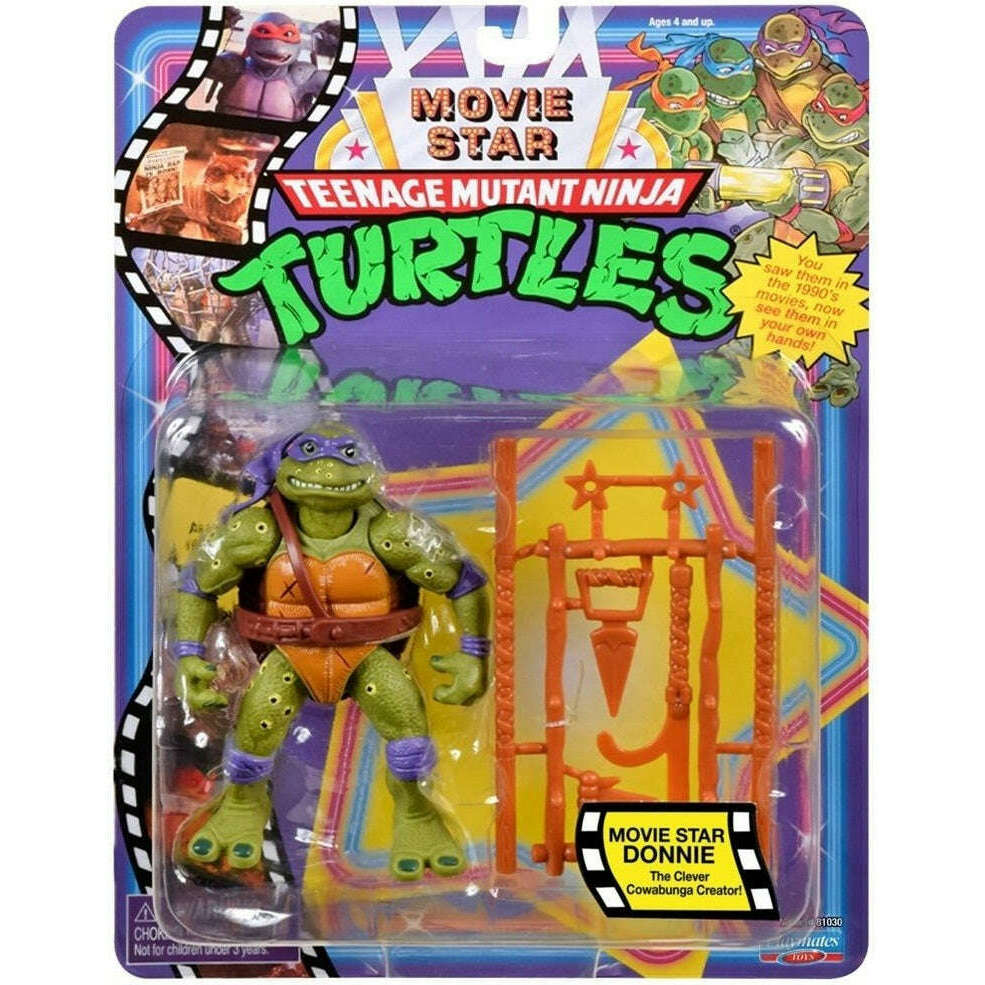 Teenage Mutant Ninja Turtles Action Figure - Movie Star Mikey Donnie - stylecreep.com