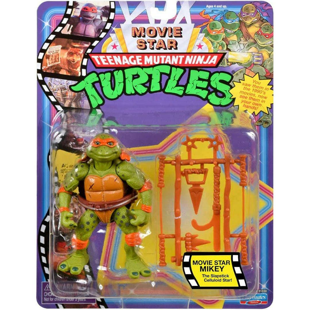 Teenage Mutant Ninja Turtles Action Figure - Movie Star Mikey - stylecreep.com