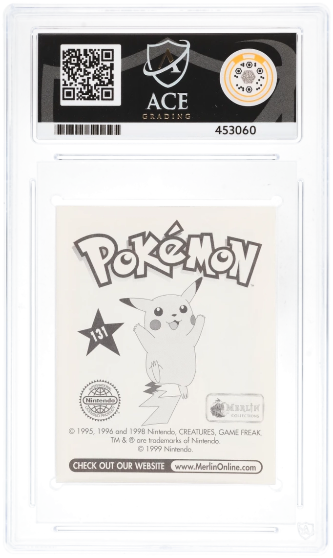 Pokemon Graded Card - Lapras - Ace Authenticated (453060)