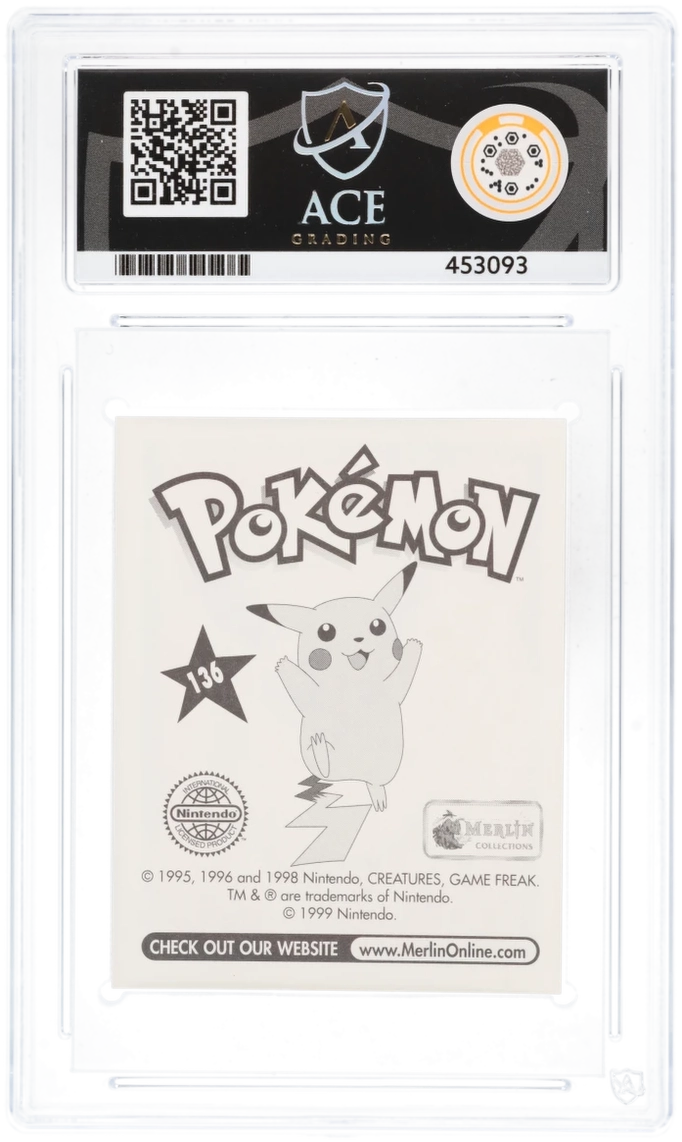 Pokemon Graded Card - Flareon  - Ace Authenticated (453093)