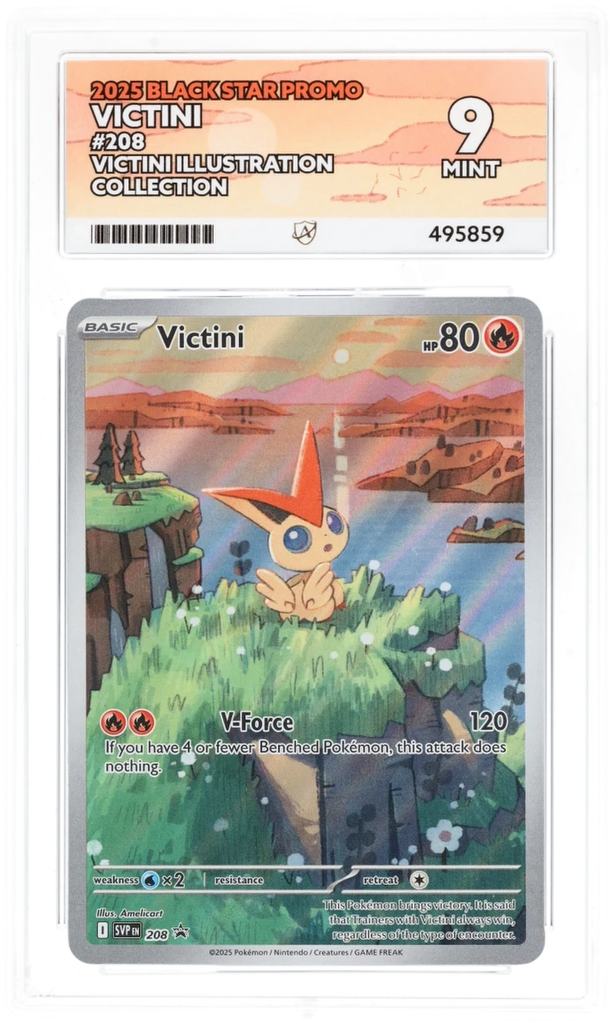 Pokemon Graded Card - Victini 208 SV Promo - Ace Mint 9 (495859) stylecreep.com Pokemon Graded Card - Victini 208 SV Promo - Ace Mint 9 (495859) stylecreep.com