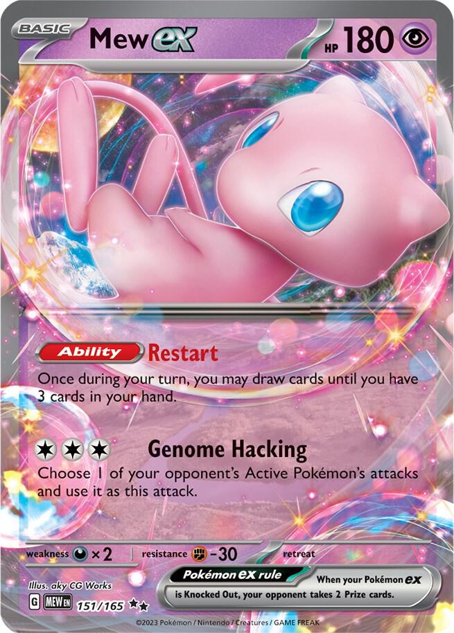 Pokemon SV: 151 Mew ex 151/165 Double Rare Holo Card - stylecreep.com