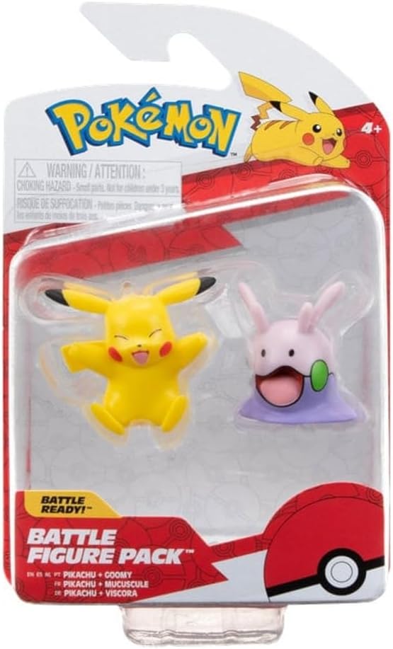 Pokemon Battle Figure Pack - Pikachu & Goomy - stylecreep.com