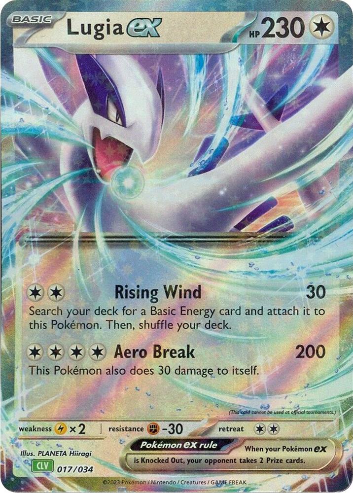 Pokemon Trading Card Game Classic Lugia ex 017/034 Classic Collection Holo Card