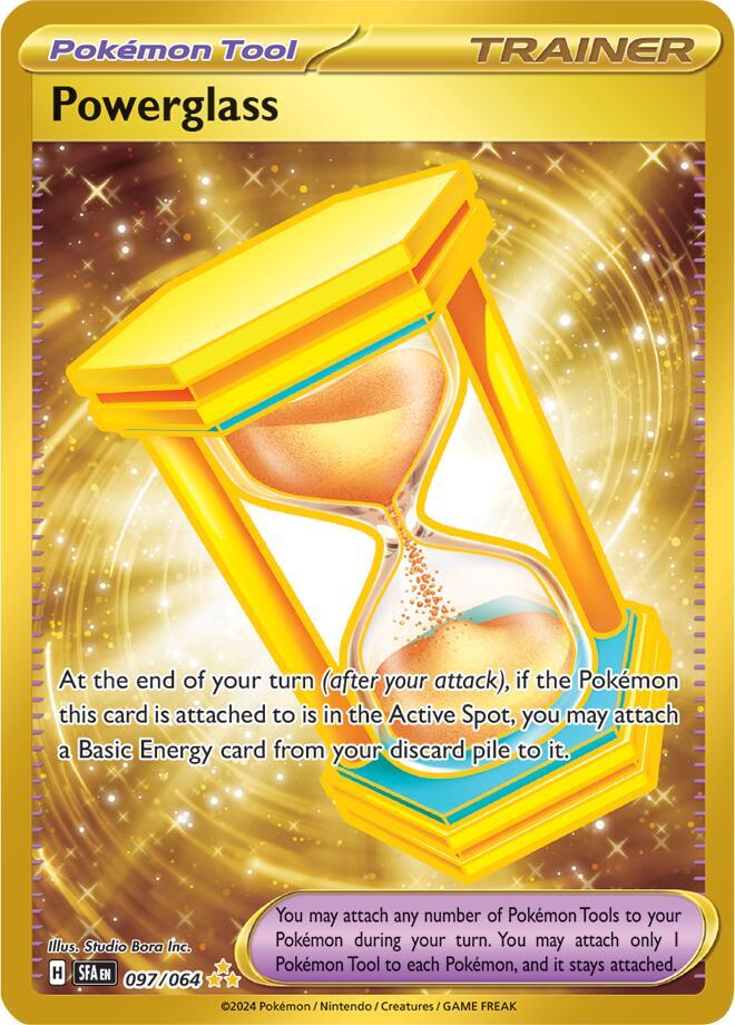 Pokemon Shrouded Fable Powerglass 097/064 Hyper Rare Holofoil Card