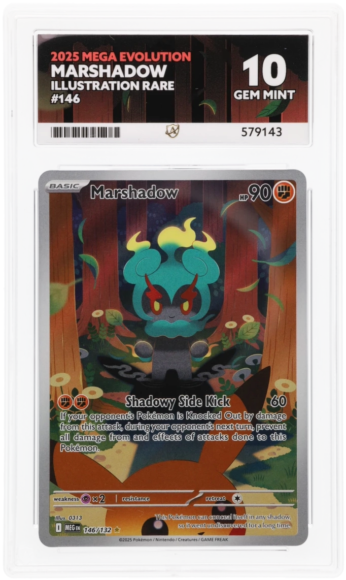 Pokemon Graded Card - Marshadow - 146/132 - Ace Gem Mint 10 (579143)