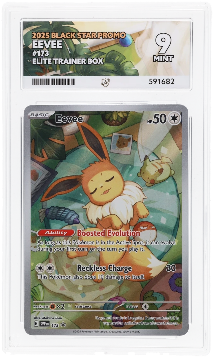 graded eevee pokemon card Pokemon Graded Card - Eevee 173 SV Promo