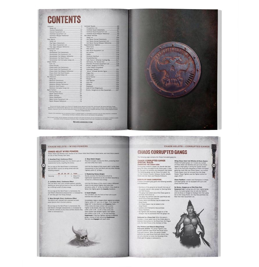 (PRE-ORDER 15/08/26) NECROMUNDA: GANGS OF THE OUTLANDS BOOK