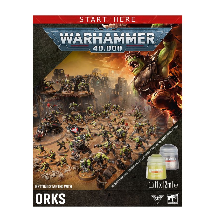 WARHAMMER 40K: GETTING STARTED WITH ORKS (PRE-ORDER 25/07)