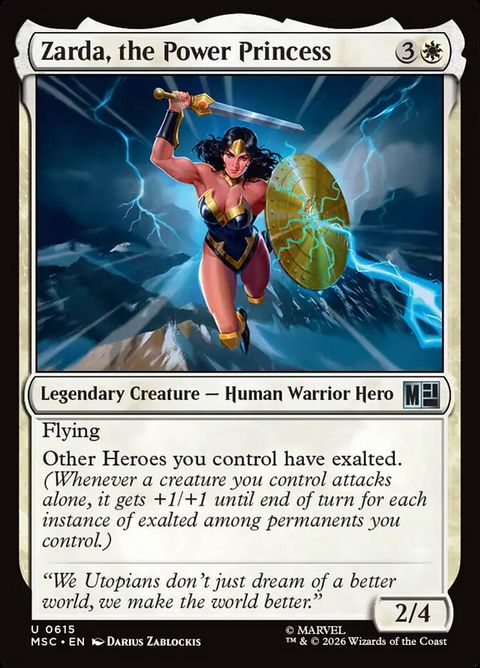 Zarda, the Power Princess (615)| Magic: The Gathering Card –