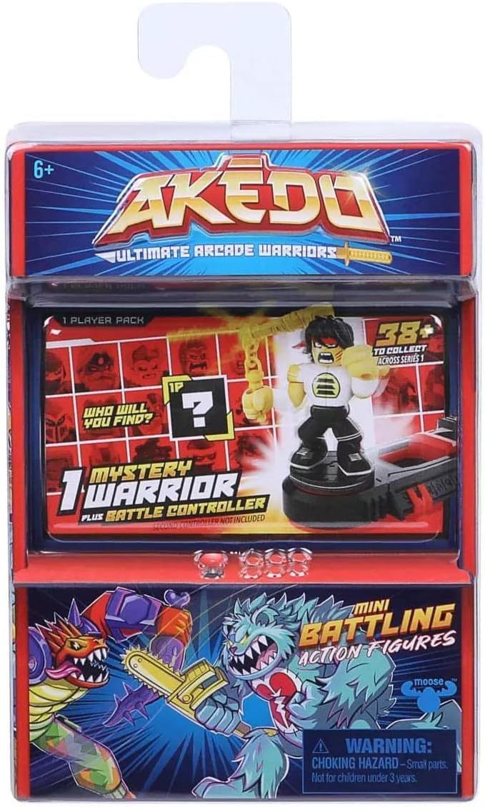 Akedo Ultimate Arcade Warriors Mystery Warrior (1 Supplied)