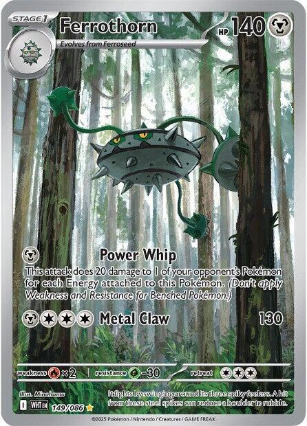 Pokemon White Flare Ferrothorn 149/086 Illustration Rare Holofoil Card - stylecreep.com