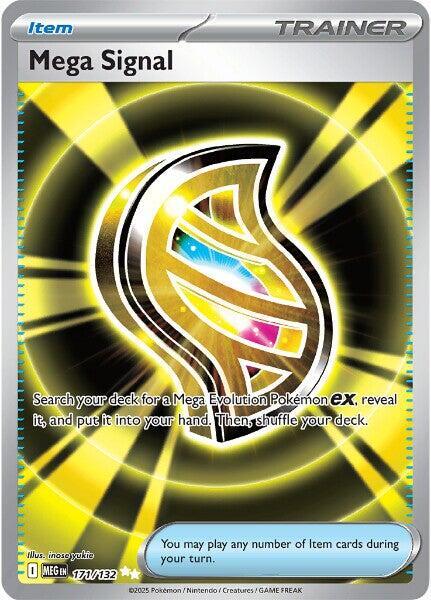 Pokemon Mega Evolution Mega Signal 171/132 Ultra Rare Holofoil Card - stylecreep.com