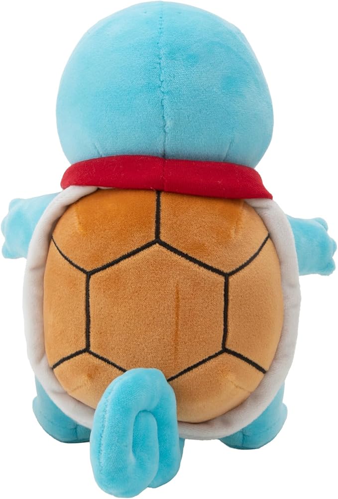 Pokemon 8in Seasonal Plush Squirtle w/Red Scarf