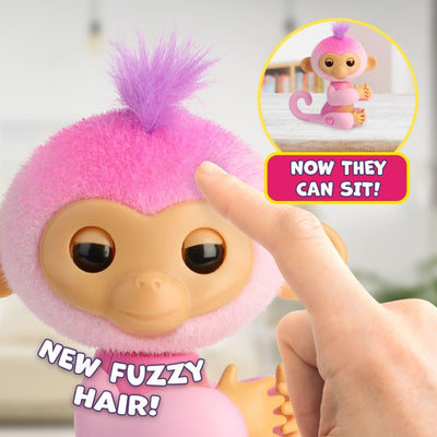 Fingerlings 2023 Baby Monkey Harmony Pink - stylecreep.com