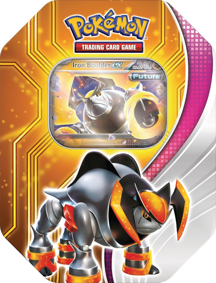 Pokemon TCG Paradox Destinies 4-Pack Tin - Iron Boulder