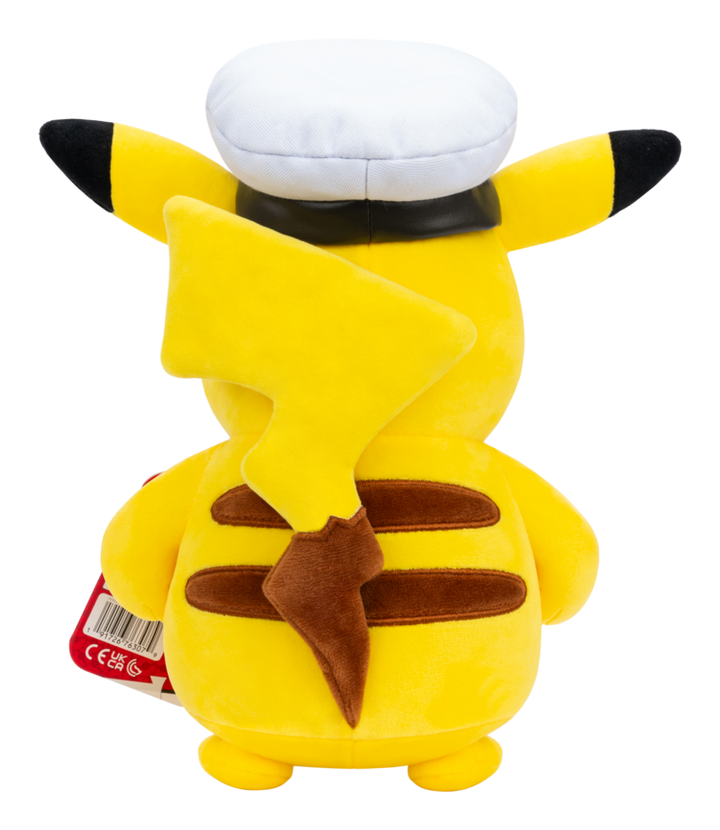 Pokemon 8" Plush Toy Captain Pikachu