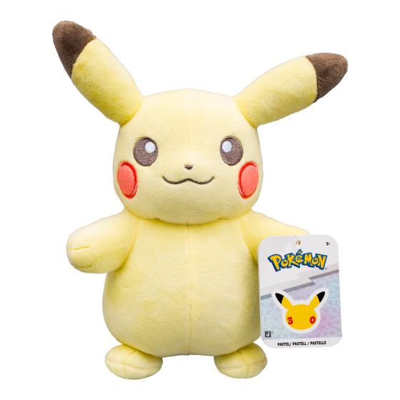 Pokemon 8" 30th Anniversary Plush - Pastel Pikachu