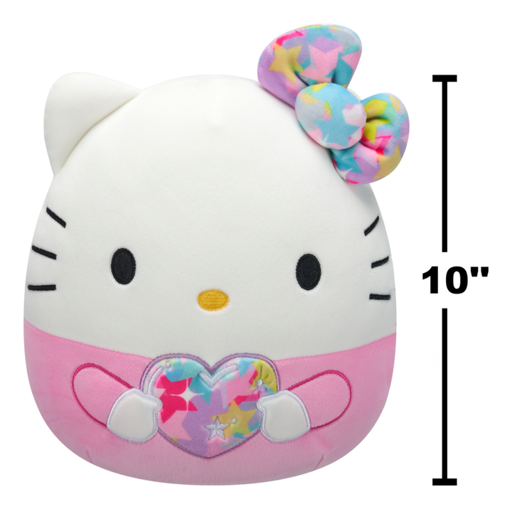 Squishmallows 10" Plush - Sanrio Heart Hello Kitty
