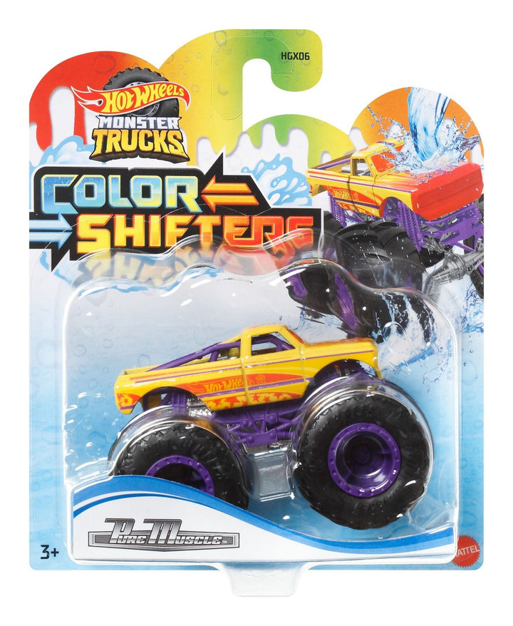 Hot Wheels 1:64 Monster Trucks Color Shifters Assortment - 1 Supplied