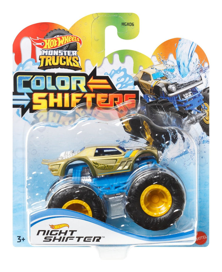 Hot Wheels 1:64 Monster Trucks Color Shifters Assortment - 1 Supplied