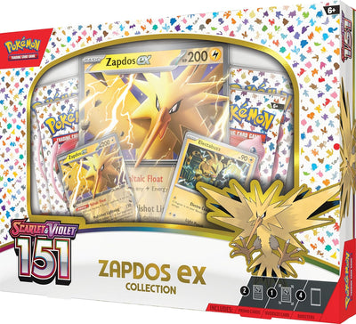 Pokemon TCG Scarlet & Violet 151 Zapdos ex Collection Box