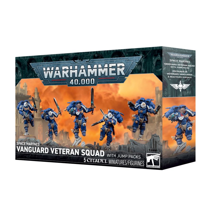 (PRE-ORDER 03/10/26) SPACE MARINES: VANGUARD VETERAN SQUAD WITH JUMP PACKS