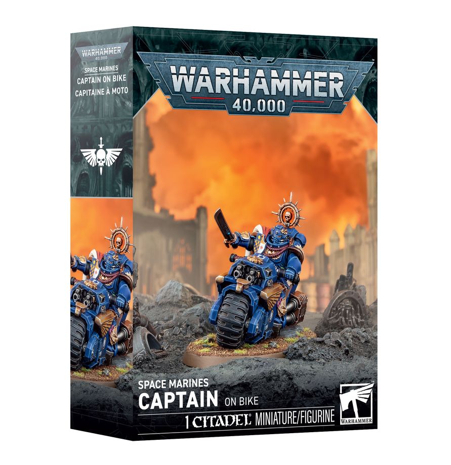(PRE-ORDER 03/10/26) SPACE MARINES: CAPTAIN ON BIKE