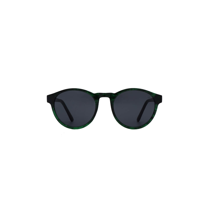 A Kjaerbede Sunglasses Marvin Green Marble Transparent - stylecreep.com