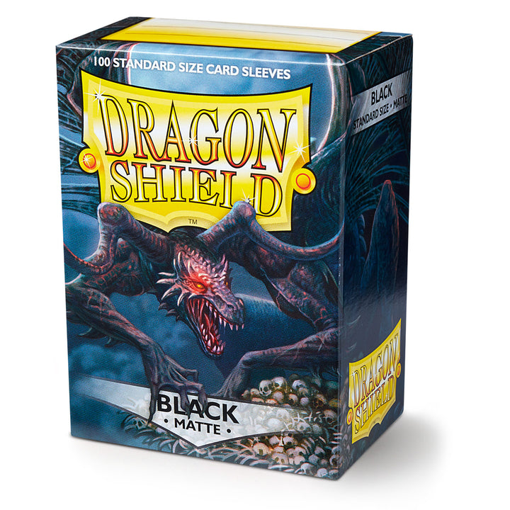 Dragon Shield Standard Matte Black Sleeves (100)