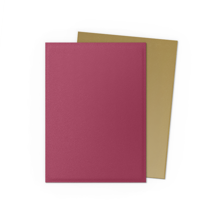 Dragon Shield Standard Dual Matte SP EDT Pomegranate & Gold Sleeves (100)