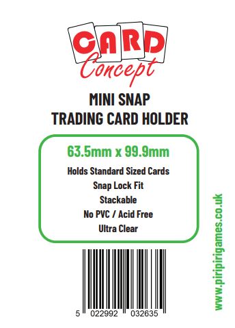 Card Concept Mini Snap Case (1 Supplied)