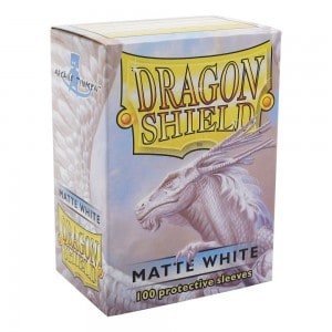 Dragon Shield Standard Matte White Sleeves (100)