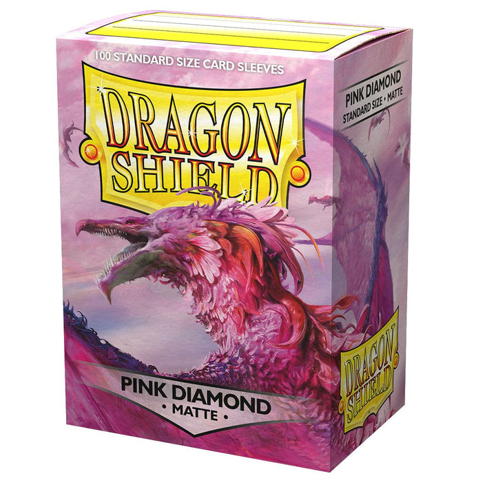 Dragon Shield Standard Matte Pink Diamond Sleeves (100) (Copy)