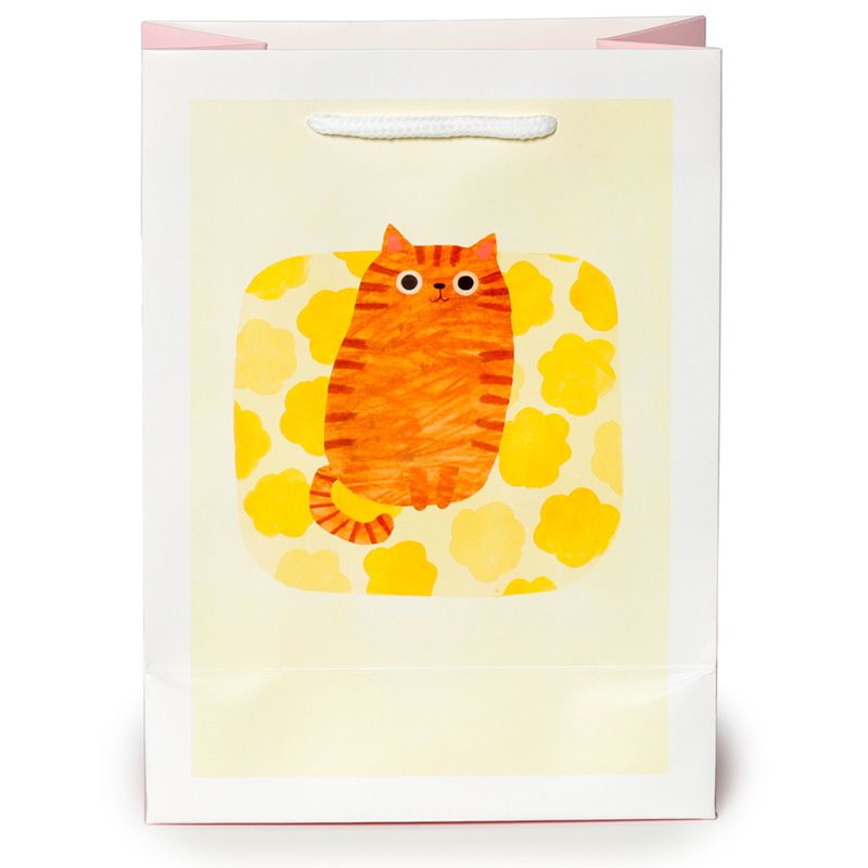 Gift Bag - Angie Rozelaar Planet Cat - Medium - stylecreep.com