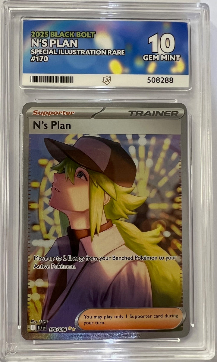 Pokemon Graded Card - N's Plan 170/086 - Ace Gem Mint 10 (508288)
