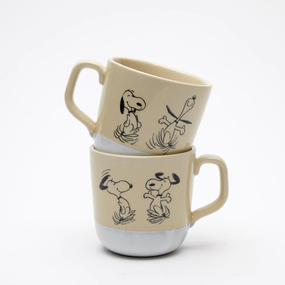 Magpie x Peanuts Stoneware Mug - Happy Dance (1 Supplied)