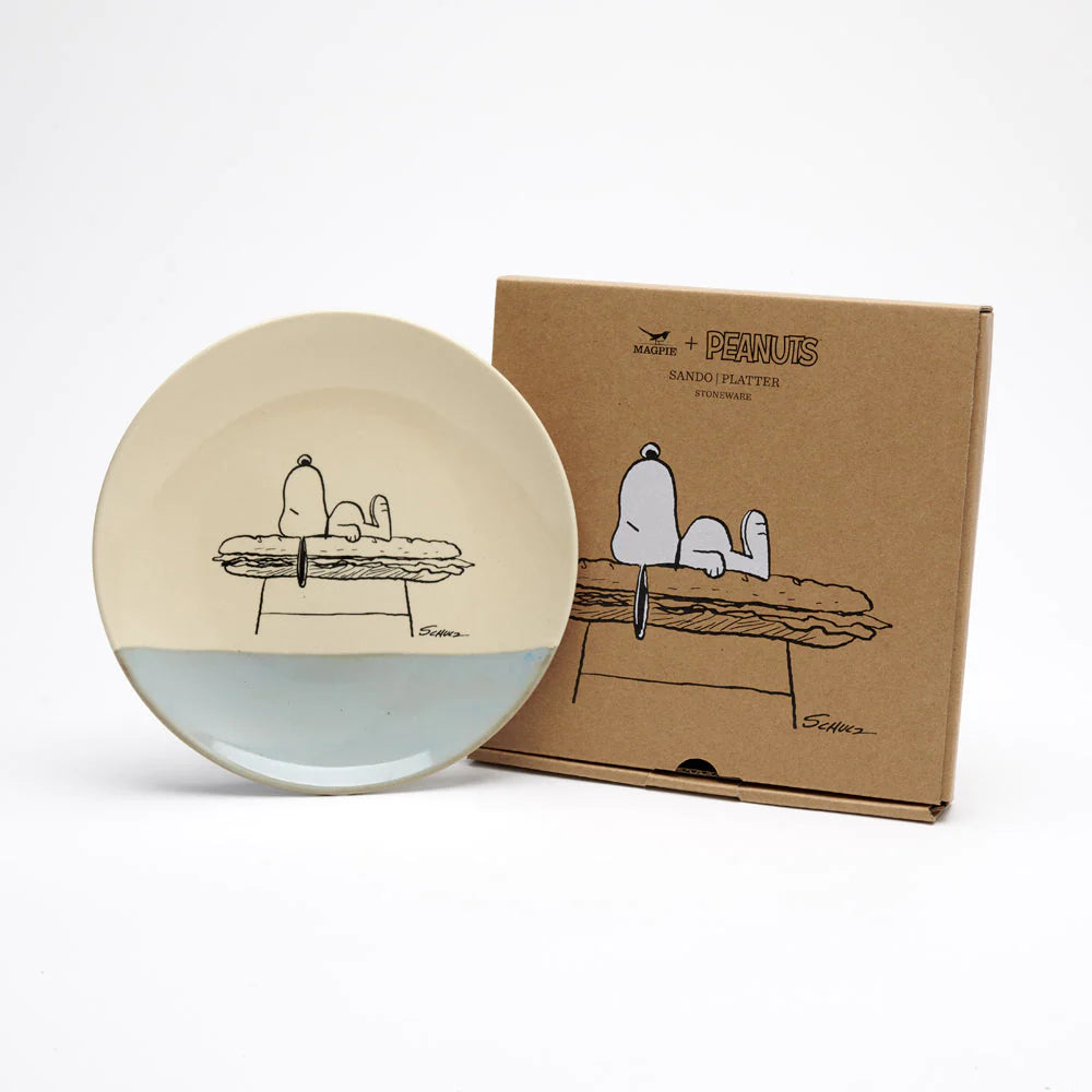 Magpie x Peanuts Stoneware Platter - Sando