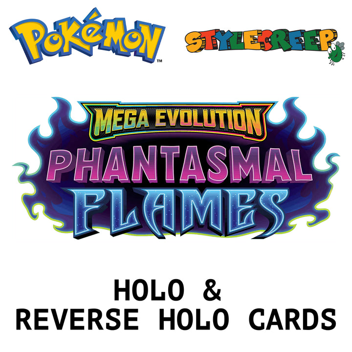 Pokemon TCG Phantasmal Flames Holo & Reverse Holo Cards - Select Your Card