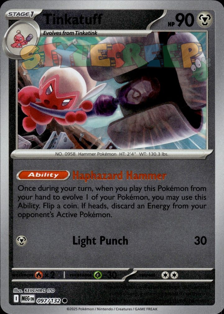 Pokemon TCG Mega Evolution Holo & Reverse Holo Cards - Select Your Card