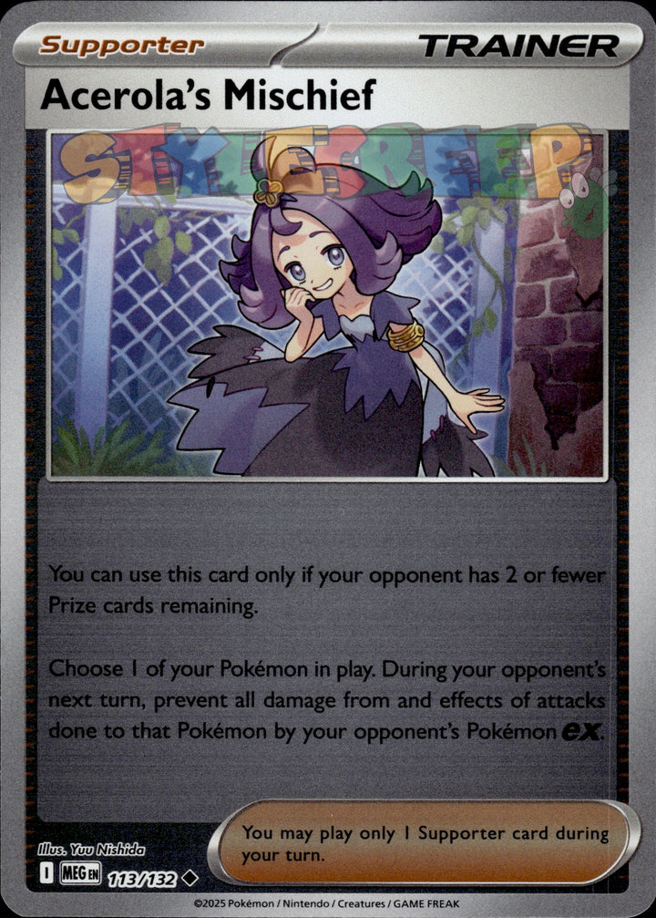 Pokemon TCG Mega Evolution Holo & Reverse Holo Cards - Select Your Card