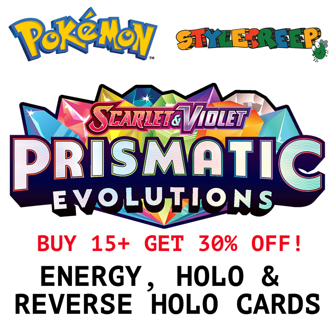 Pokemon TCG Prismatic Evolutions Holo & Reverse Holo Cards - Select Your Card