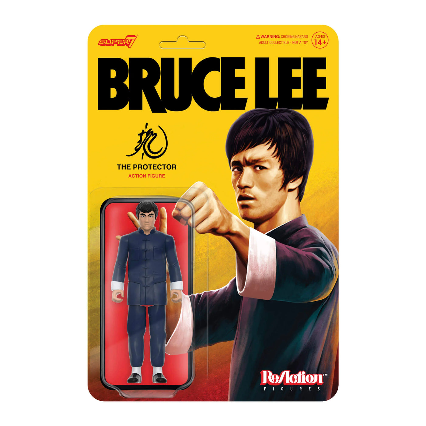 Super7 ReAction Action Figure - Bruce Lee (The Protector)