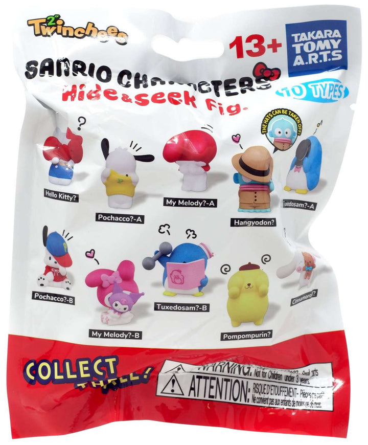 Twinchees Hello Kitty & Friends Hide & Seek Kakurenbo Fig Collection Blind Bag (1 Supplied)